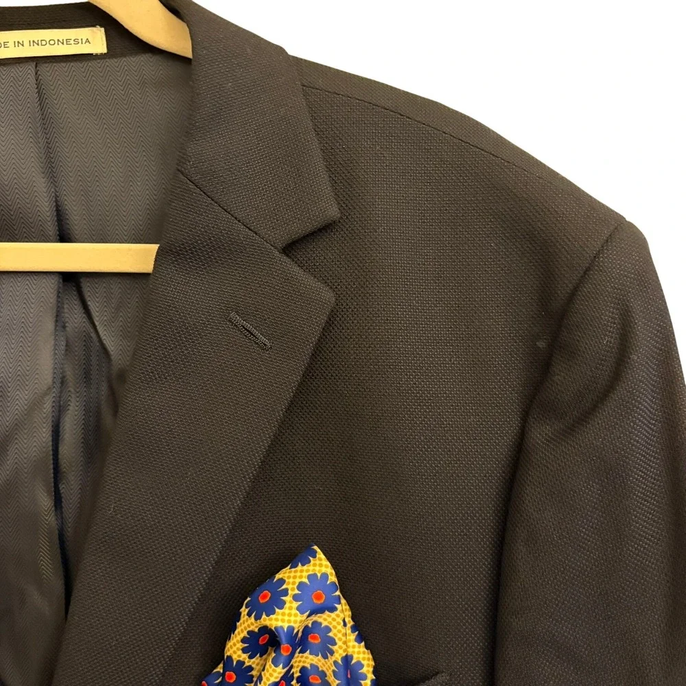 Reda Joseph Abboud Navy Blue Blazer Mens Suit Jacket Business Career Sz 50R